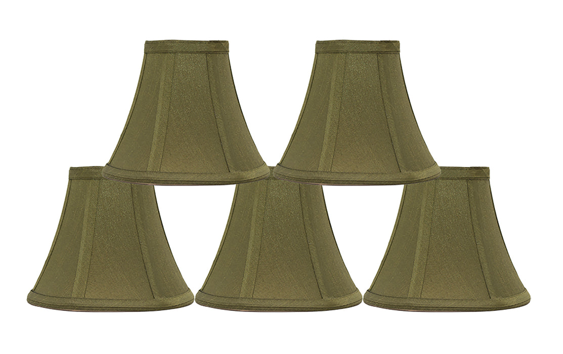 Silk Bell 6-inch Chandelier Lamp Shade - 20 Colors