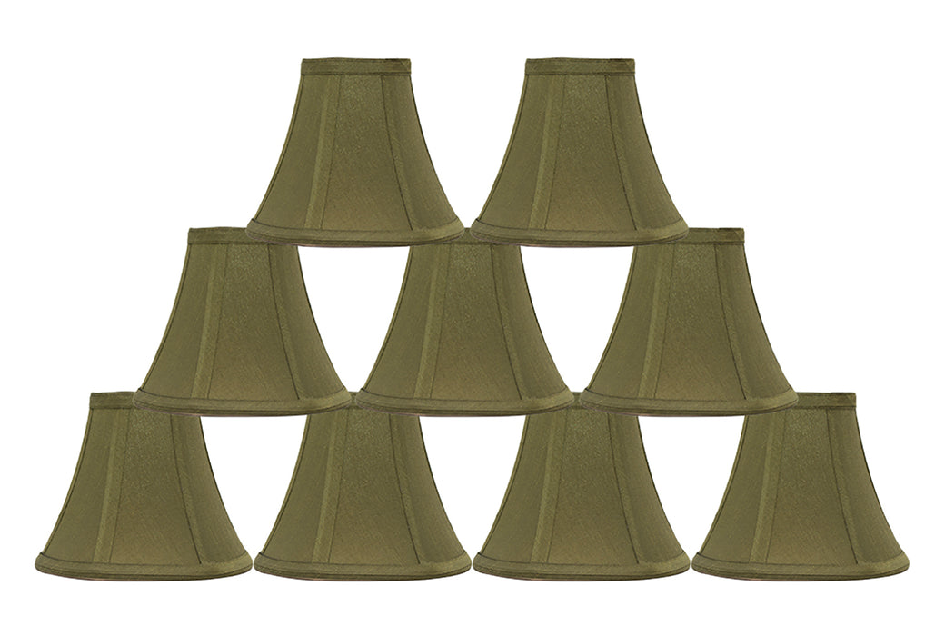 Silk Bell 6-inch Chandelier Lamp Shade - 20 Colors
