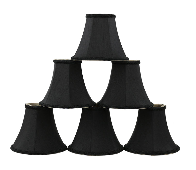 Silk Bell 6-inch Chandelier Lamp Shade - 20 Colors