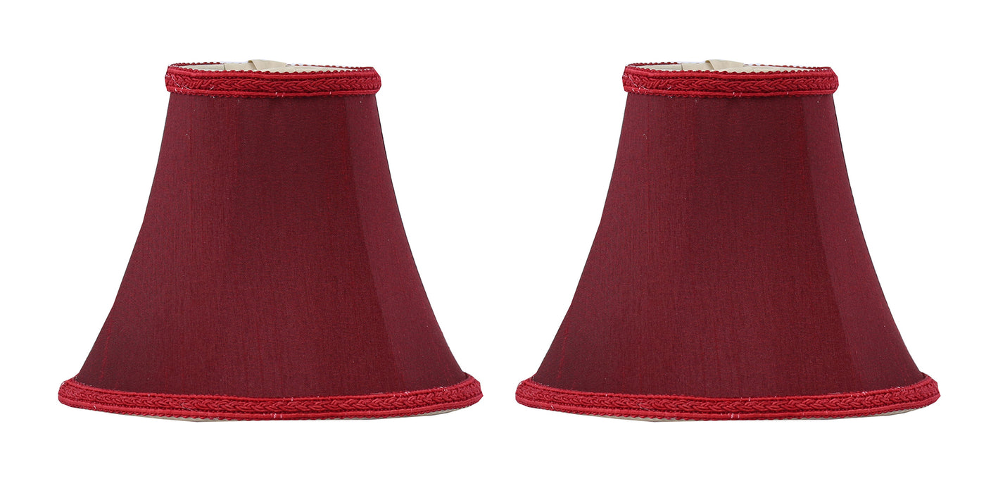 Silk Bell 6-inch Chandelier Lamp Shade - 20 Colors