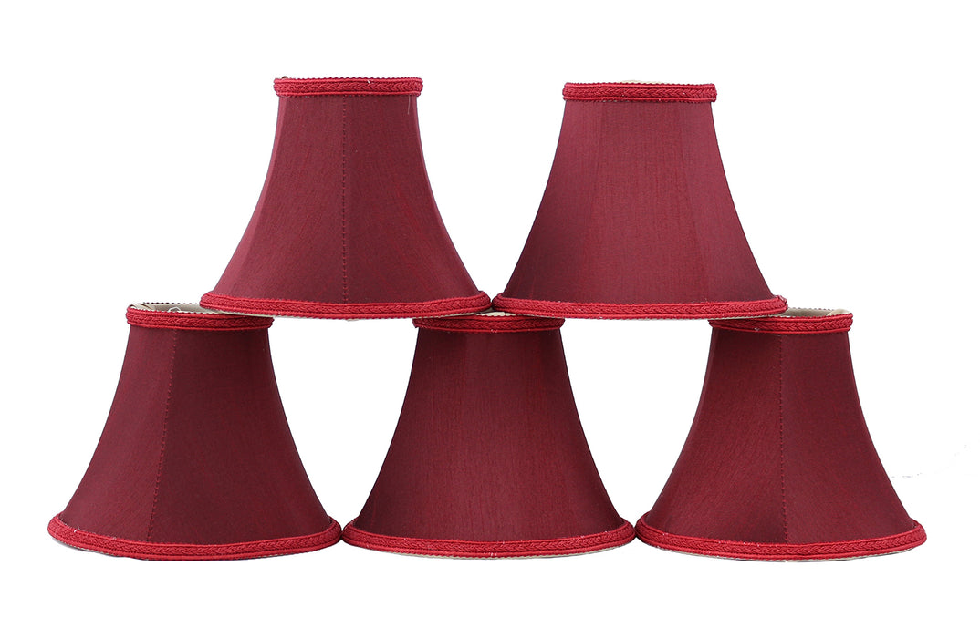 Silk Bell 6-inch Chandelier Lamp Shade - 20 Colors