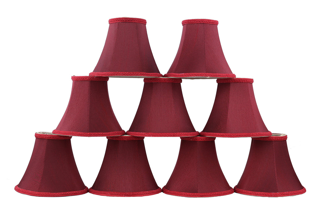 Silk Bell 6-inch Chandelier Lamp Shade - 20 Colors