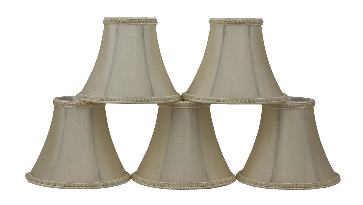 Silk Bell 6-inch Chandelier Lamp Shade - 20 Colors