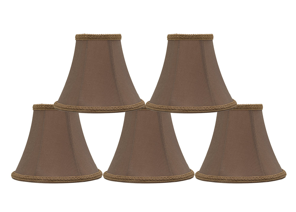 Silk Bell 6-inch Chandelier Lamp Shade - 20 Colors