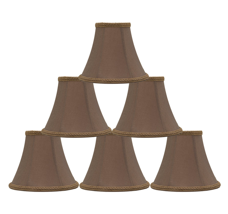 Silk Bell 6-inch Chandelier Lamp Shade - 20 Colors