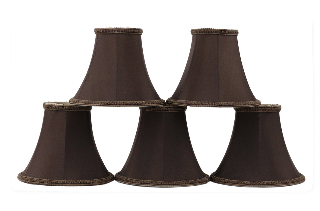 Silk Bell 6-inch Chandelier Lamp Shade - 20 Colors