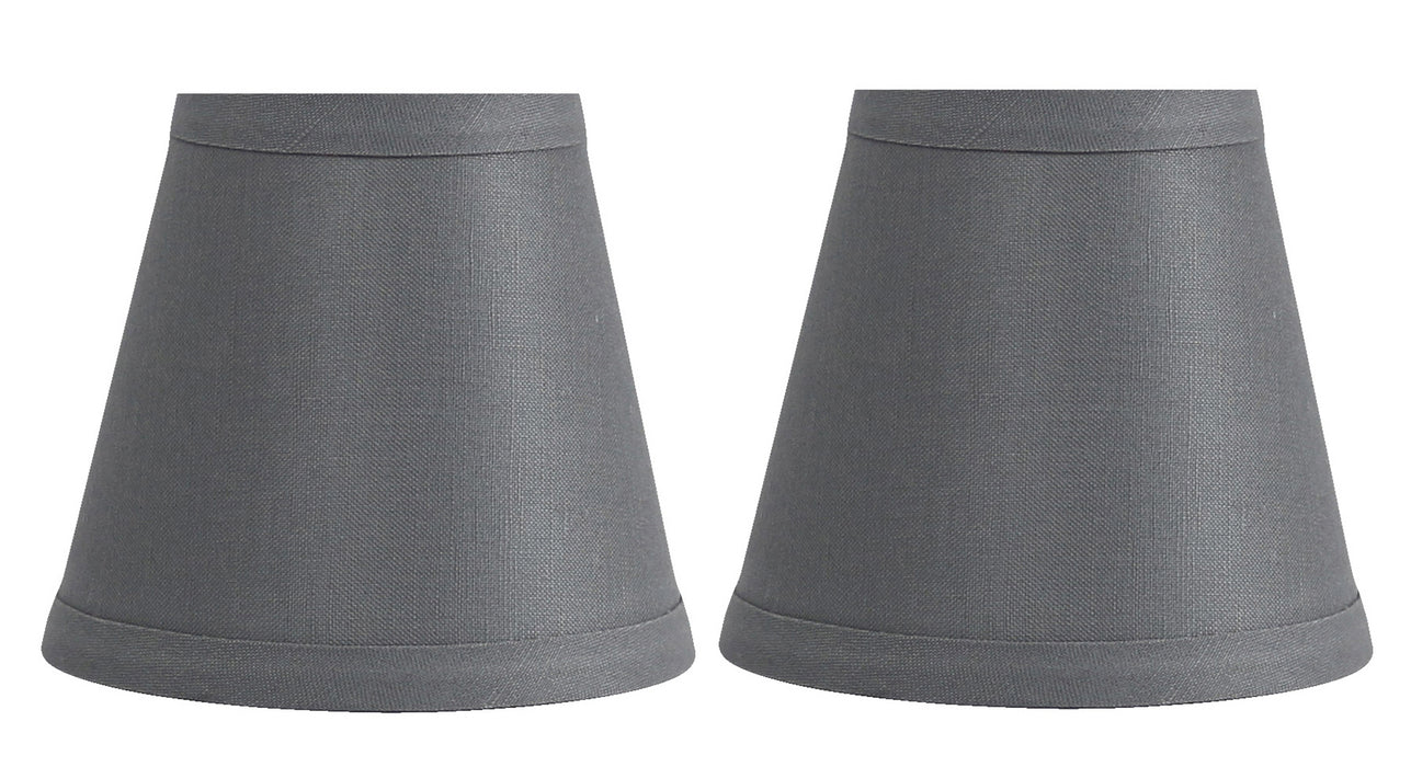 Linen 5-inch Chandelier Lamp Shade - 7 Colors