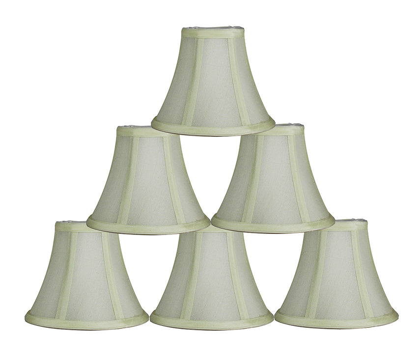 Silk Bell 6-inch Chandelier Lamp Shade - 20 Colors
