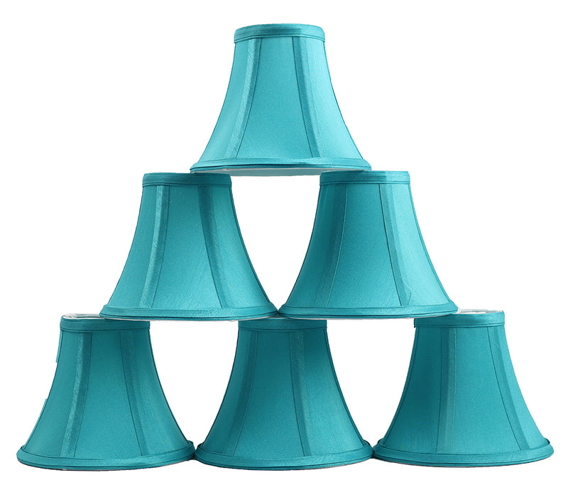 Silk Bell 6-inch Chandelier Lamp Shade - 20 Colors