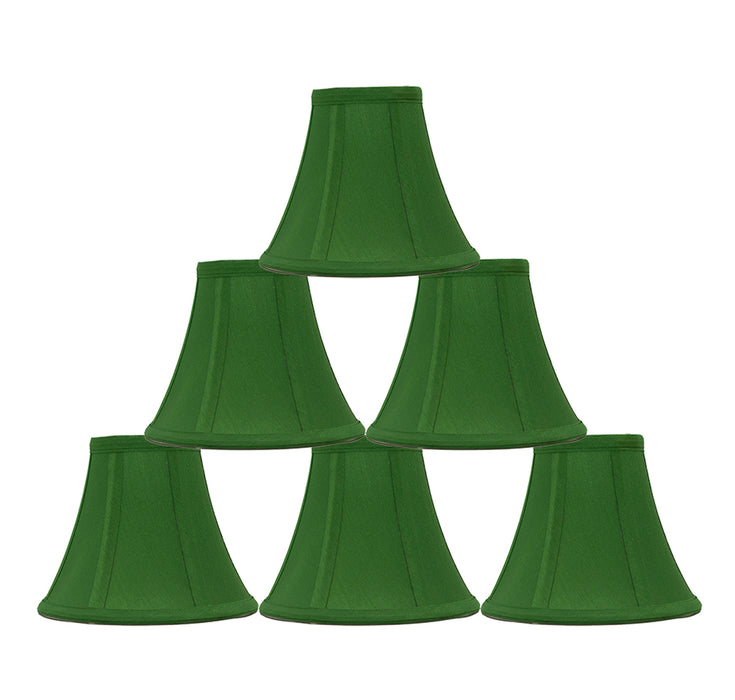 Silk Bell 6-inch Chandelier Lamp Shade - 20 Colors