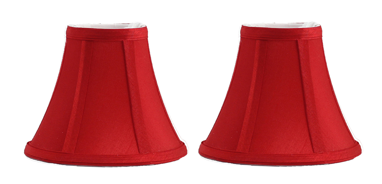 Silk Bell 6-inch Chandelier Lamp Shade - 20 Colors