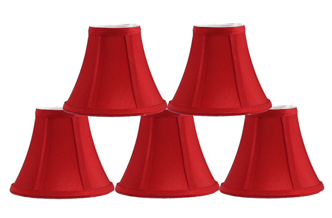 Silk Bell 6-inch Chandelier Lamp Shade - 20 Colors
