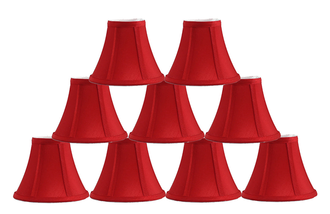 Silk Bell 6-inch Chandelier Lamp Shade - 20 Colors