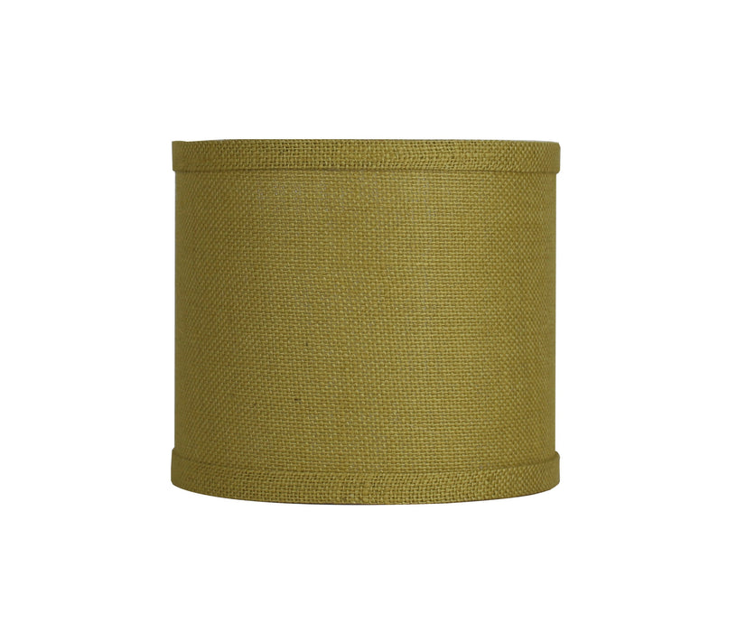 Burlap Classic Drum Lampshade