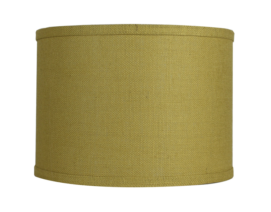 Burlap Classic Drum Lampshade