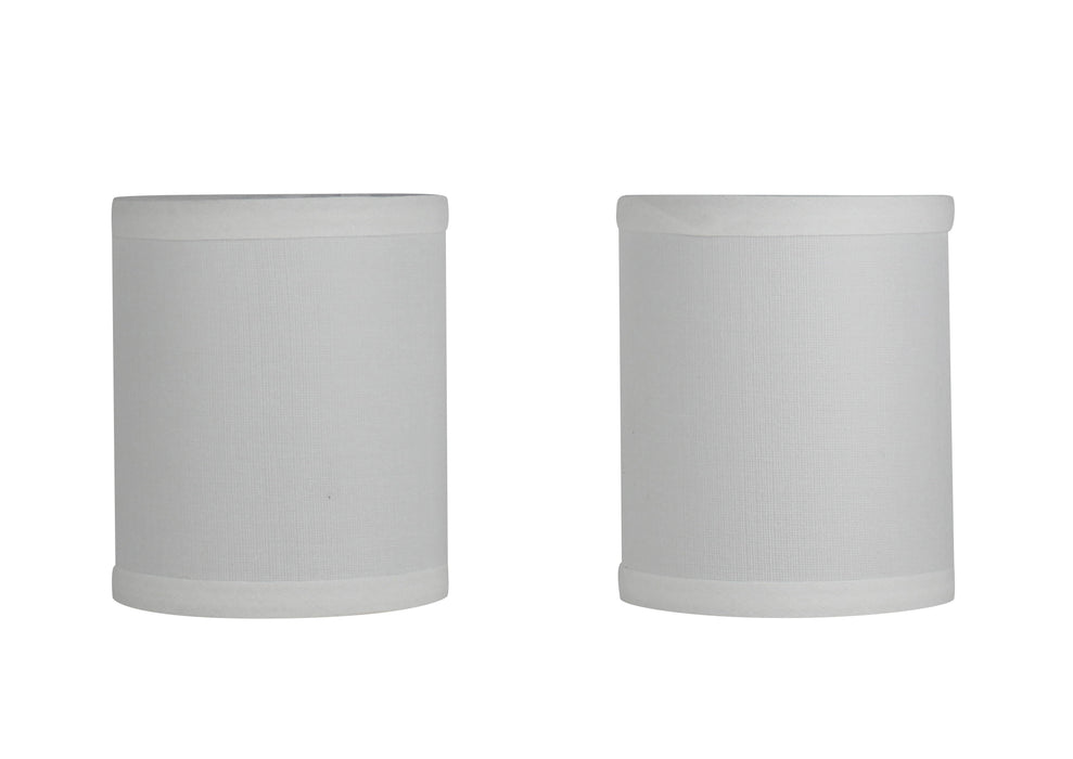 Linen 4-inch Drum Chandelier Lamp Shade - 4 Colors