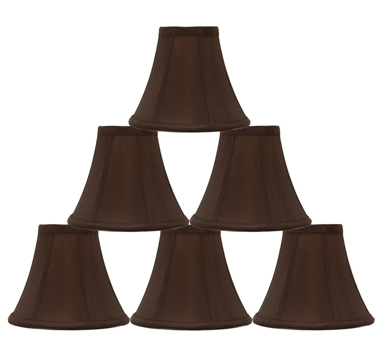 Silk Bell 6-inch Chandelier Lamp Shade - 20 Colors