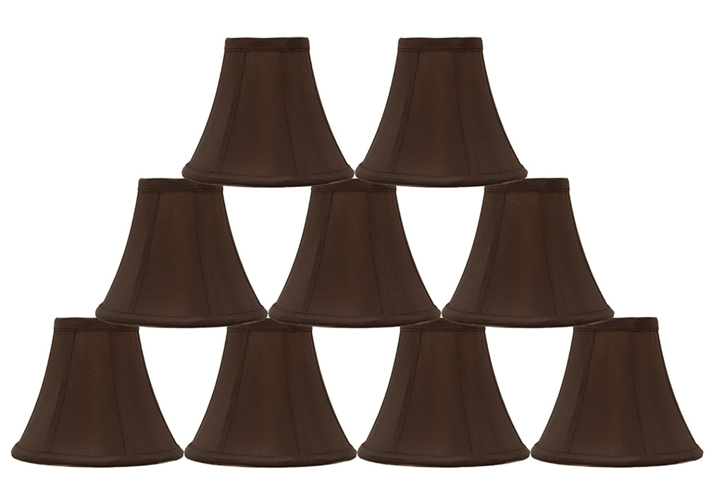 Silk Bell 6-inch Chandelier Lamp Shade - 20 Colors