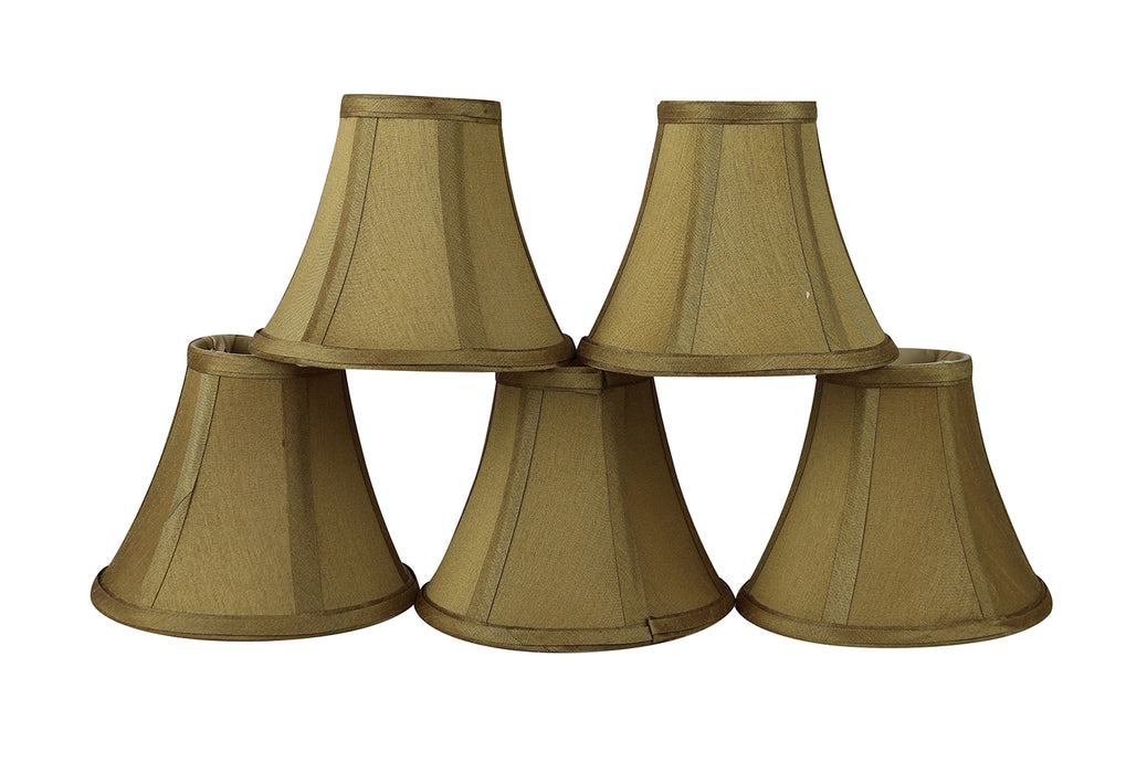 Silk Bell 6-inch Chandelier Lamp Shade - 20 Colors