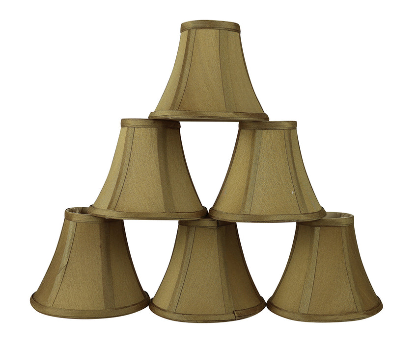 Silk Bell 6-inch Chandelier Lamp Shade - 20 Colors