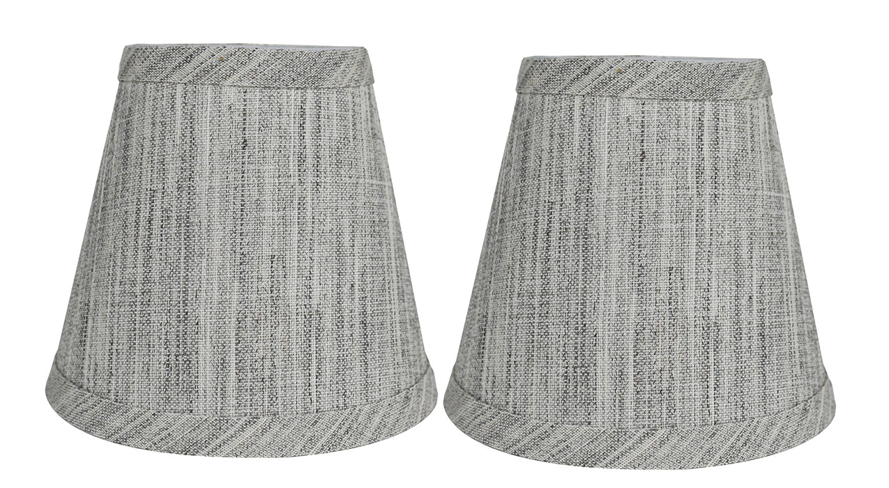 Linen 5-inch Chandelier Lamp Shade - 7 Colors