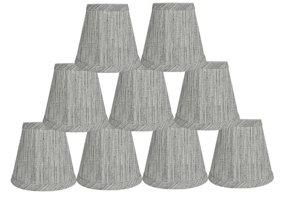 Linen 5-inch Chandelier Lamp Shade - 7 Colors