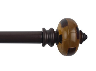 Urbanest 1-inch Adjustable Single Drapery Curtain Rod