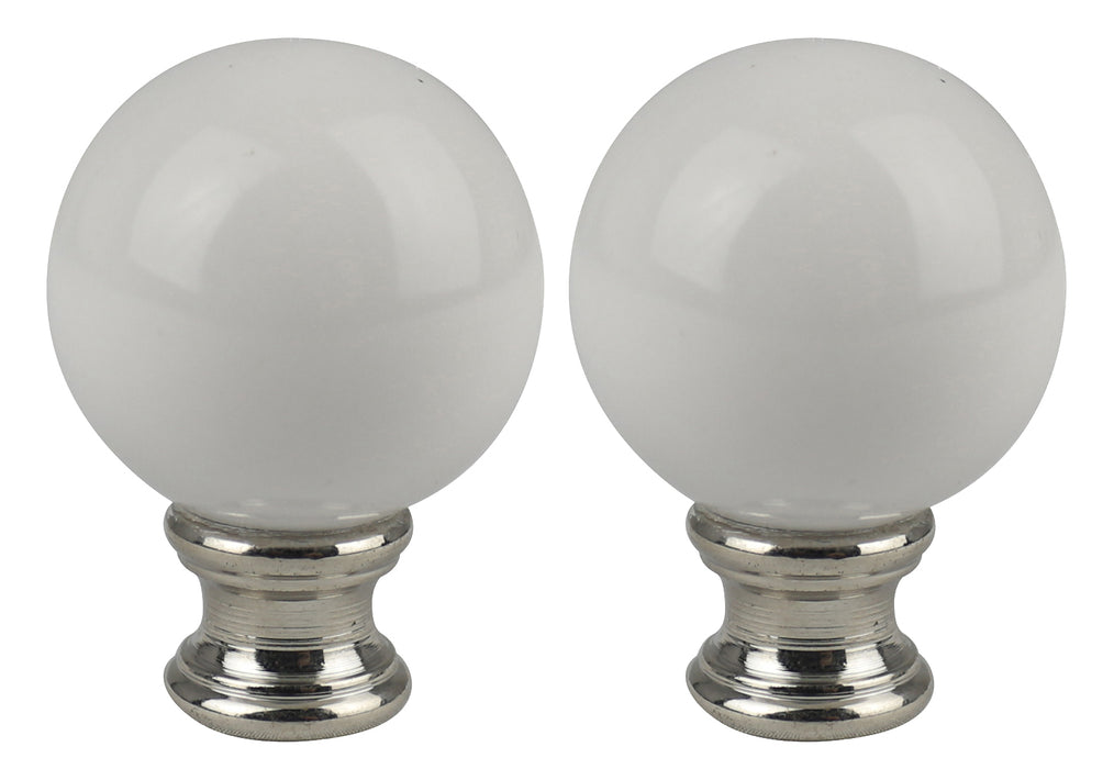 Ceramic Ball Lamp Finial - 9 Colors