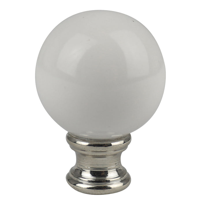 Ceramic Ball Lamp Finial - 9 Colors
