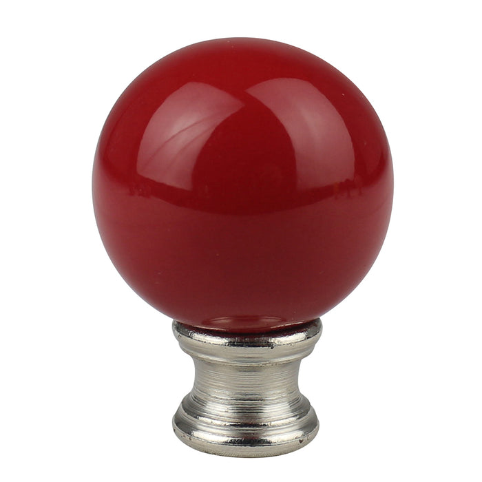 Ceramic Ball Lamp Finial - 9 Colors