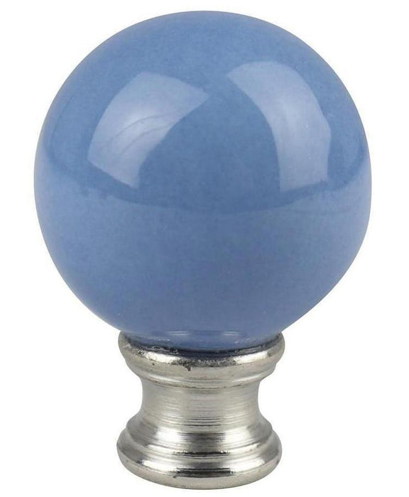 Ceramic Ball Lamp Finial - 9 Colors