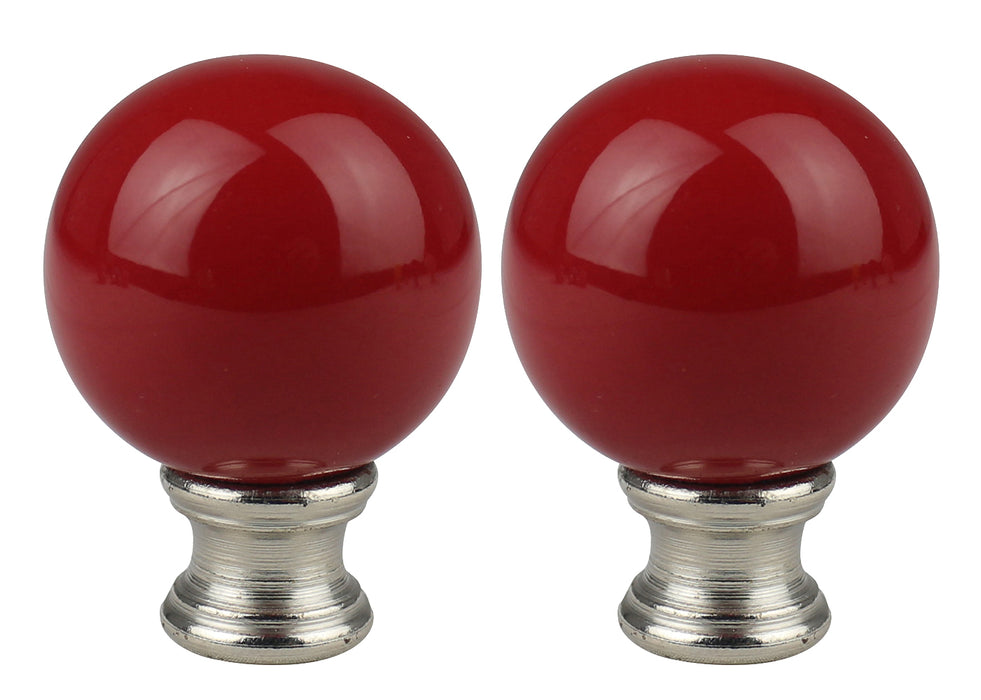 Ceramic Ball Lamp Finial - 9 Colors