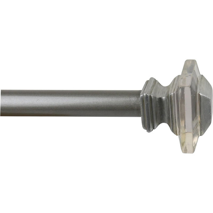 Urbanest 1-inch Diameter Cassini Adjustable Single Drapery Curtain Rod