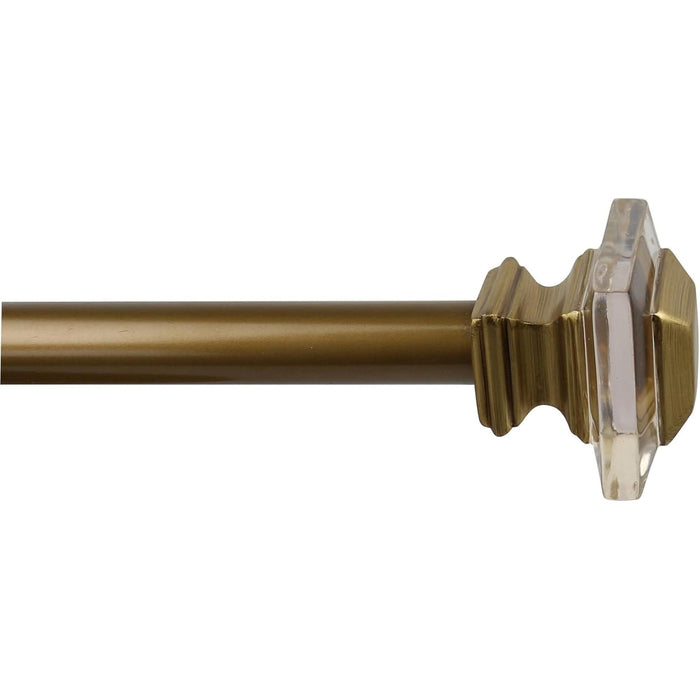 Urbanest 1-inch Diameter Cassini Adjustable Single Drapery Curtain Rod