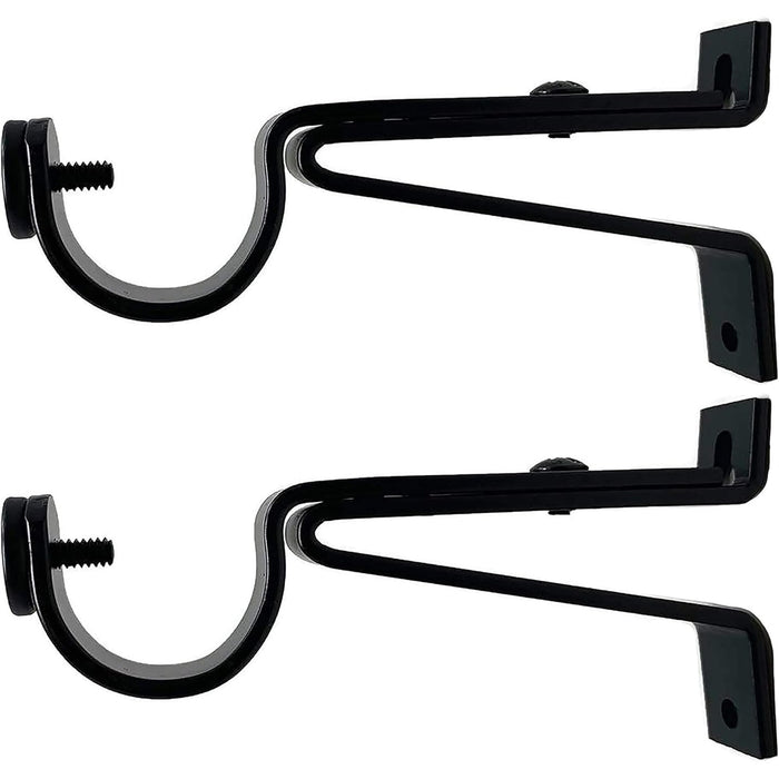 Urbanest Adjustable Curtain Rod Bracket, up to 1 1-8 inch Diameter Rods