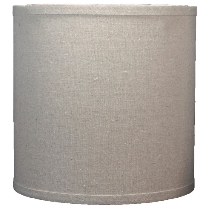 Linen Drum Lamp Shade, 10-inch By 10-inch By 10-inch, Natural, Spider