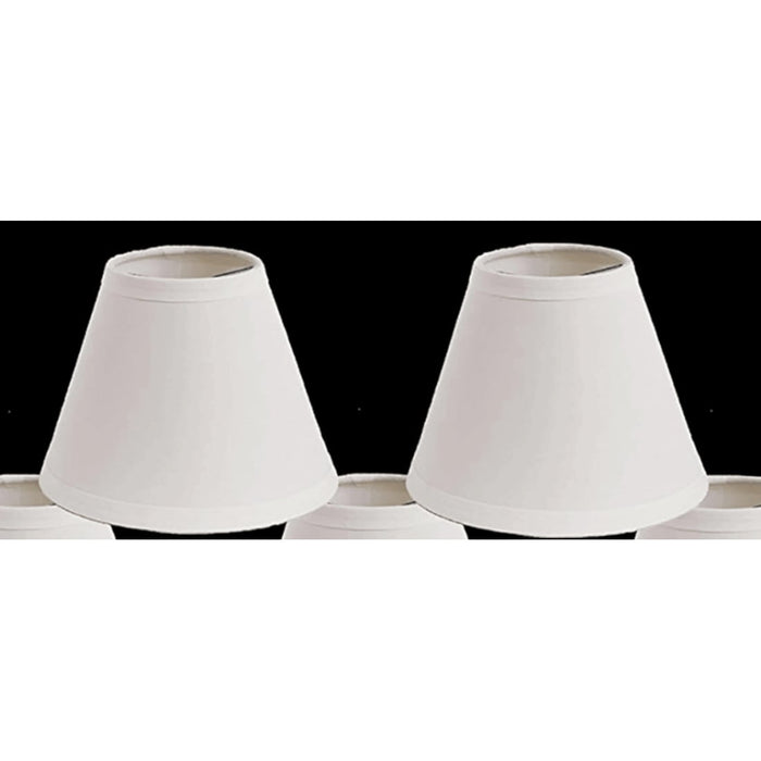 Cotton 6-inch Chandelier Lamp Shade - 4 Colors