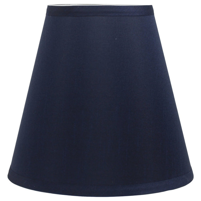 Hardback Faux Silk Empire Lamp Shade 5-inch by 9-inch by 8.5-inch, Spider Washer Fitter