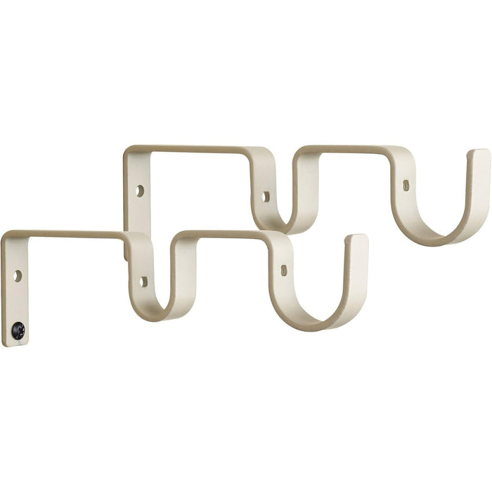 Double Curtain Rod Bracket for 1 inch and 3-4 inch Rod