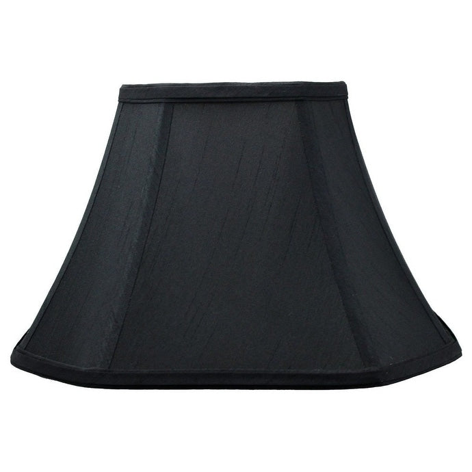 Square Cut Corner Bell Lamp Shade, 12-inch, Cream, Softback (Spider)