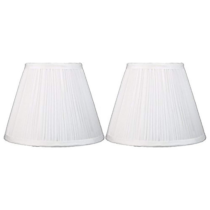 Mushroom Pleated Softback Lamp Shade, Faux Silk, 5-inch by 9-inch by 7-inch, Spider