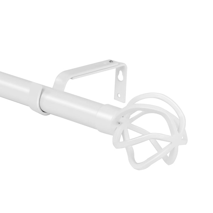 Urbanest 1-inch Diameter Zeffoli Adjustable Single Drapery Curtain Rod