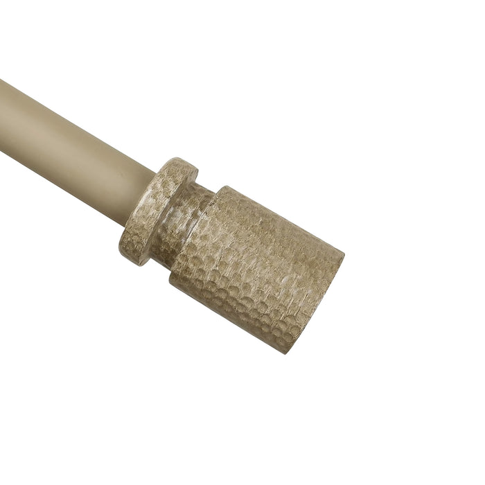 Urbanest 1-inch Fossetta Adjustable Single Drapery Curtain Rod - 6 Finishes