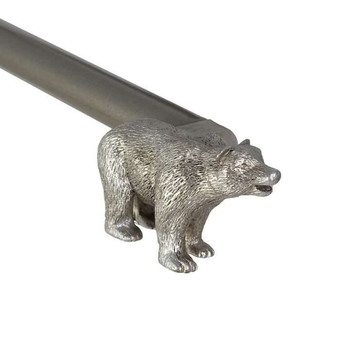 Urbanest 3-4-inch Adjustable Drapery Curtain Rod with Bear Finial
