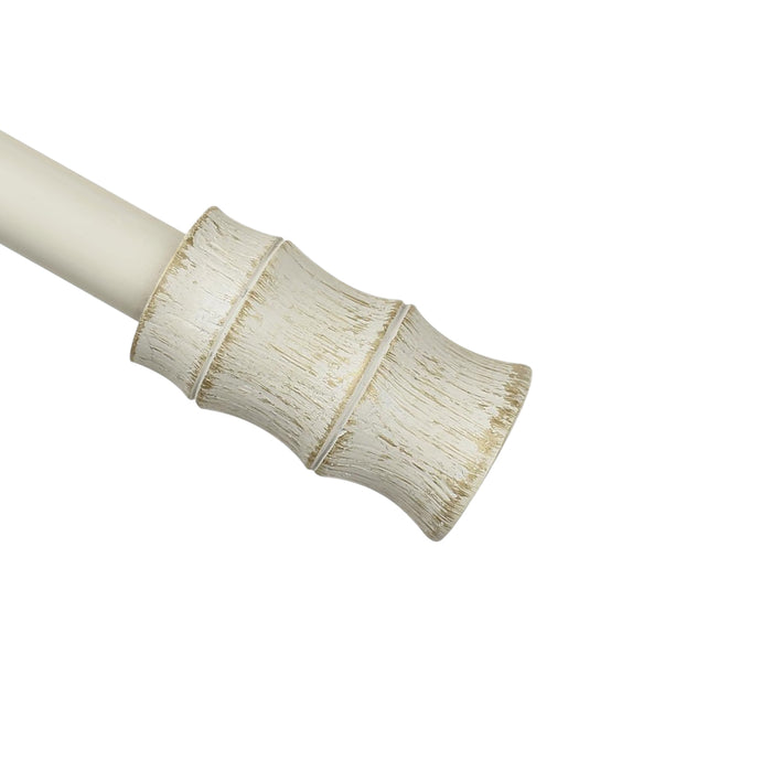 Urbanest 1-inch Diameter Bamboo Adjustable Single Drapery Curtain Rod