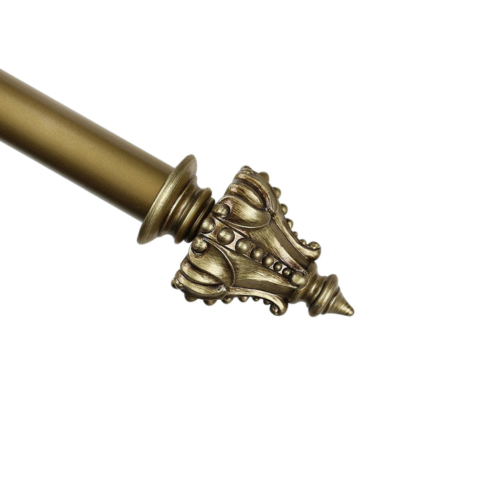 Urbanest 1-inch Diameter Regale Adjustable Single Drapery Curtain Rod