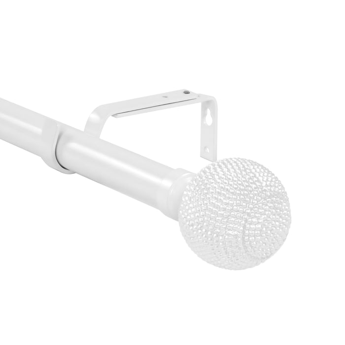 Urbanest 1-inch Diameter Giato Adjustable Single Drapery Curtain Rod
