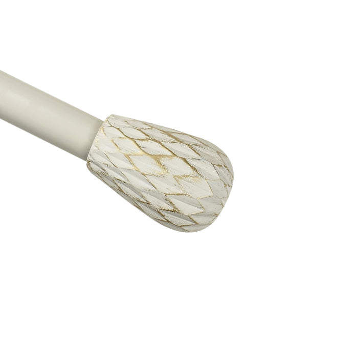 Urbanest 1-inch Diameter Metrico Adjustable Single Drapery Curtain Rod