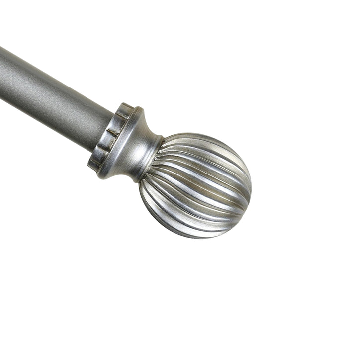 Urbanest 1-inch Diameter Lecca Adjustable Single Drapery Curtain Rod - 7 Finishes