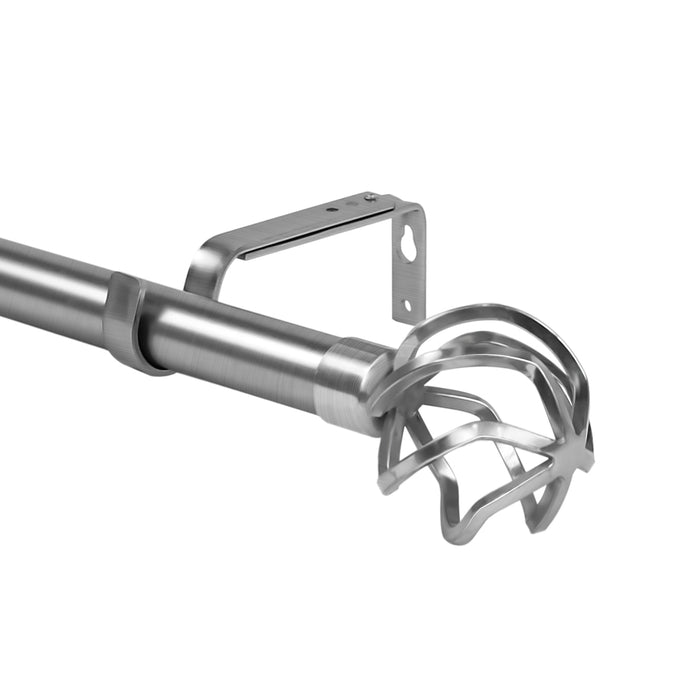 Urbanest 1-inch Diameter Zeffoli Adjustable Single Drapery Curtain Rod